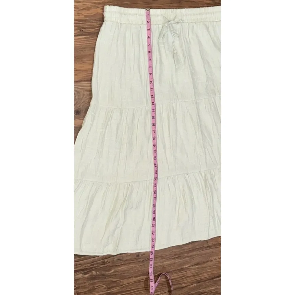 Cottagecore Prairie Peasant Layered Skirt Soft Pistachio Green‎ 1990's